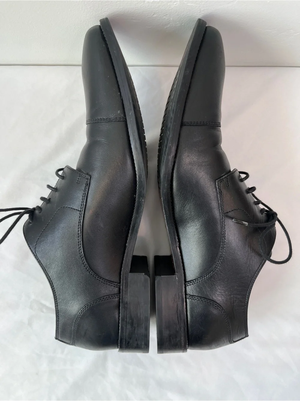 Cole Haan Lenox Hill Cap Toe Oxford Black Leather Dress Shoes Mens 11 M UK 10